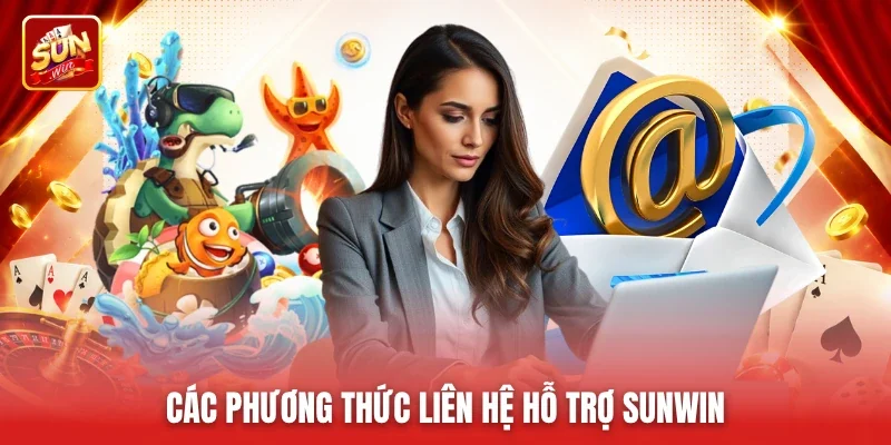 Các phương thức liên hệ hỗ trợ Sunwin
