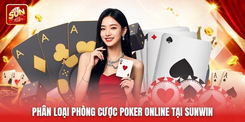 Phân loại phòng cược Poker online tại Sunwin
